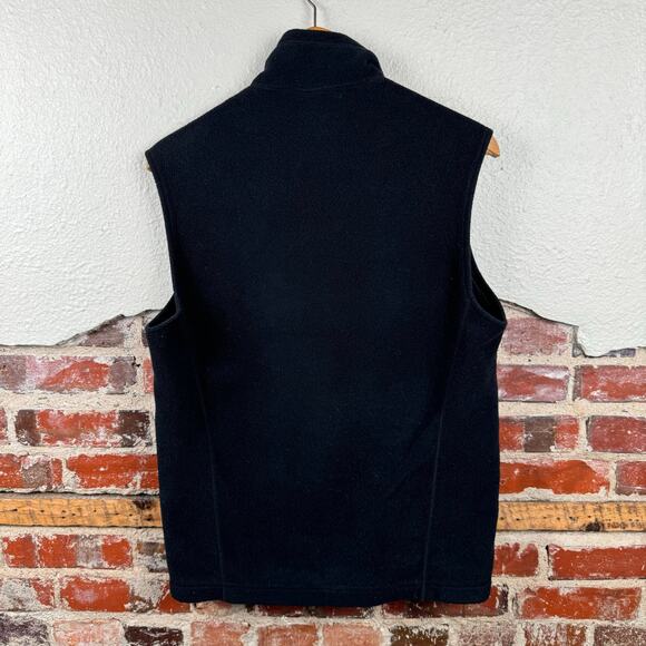 Vintage Patagonia Jacket Size Medium Black Synchilla Fleece Zip Up Vest Outdoors - Picture 4 of 4